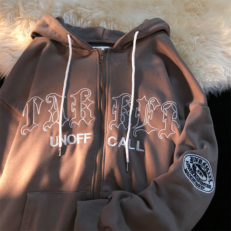 Retro Fashion Star Pattern Hoodie Streetwear Y2k Sweatshirt Men Pullover Zip Jacket Women Fashion Women's Tops harajuku hoodie