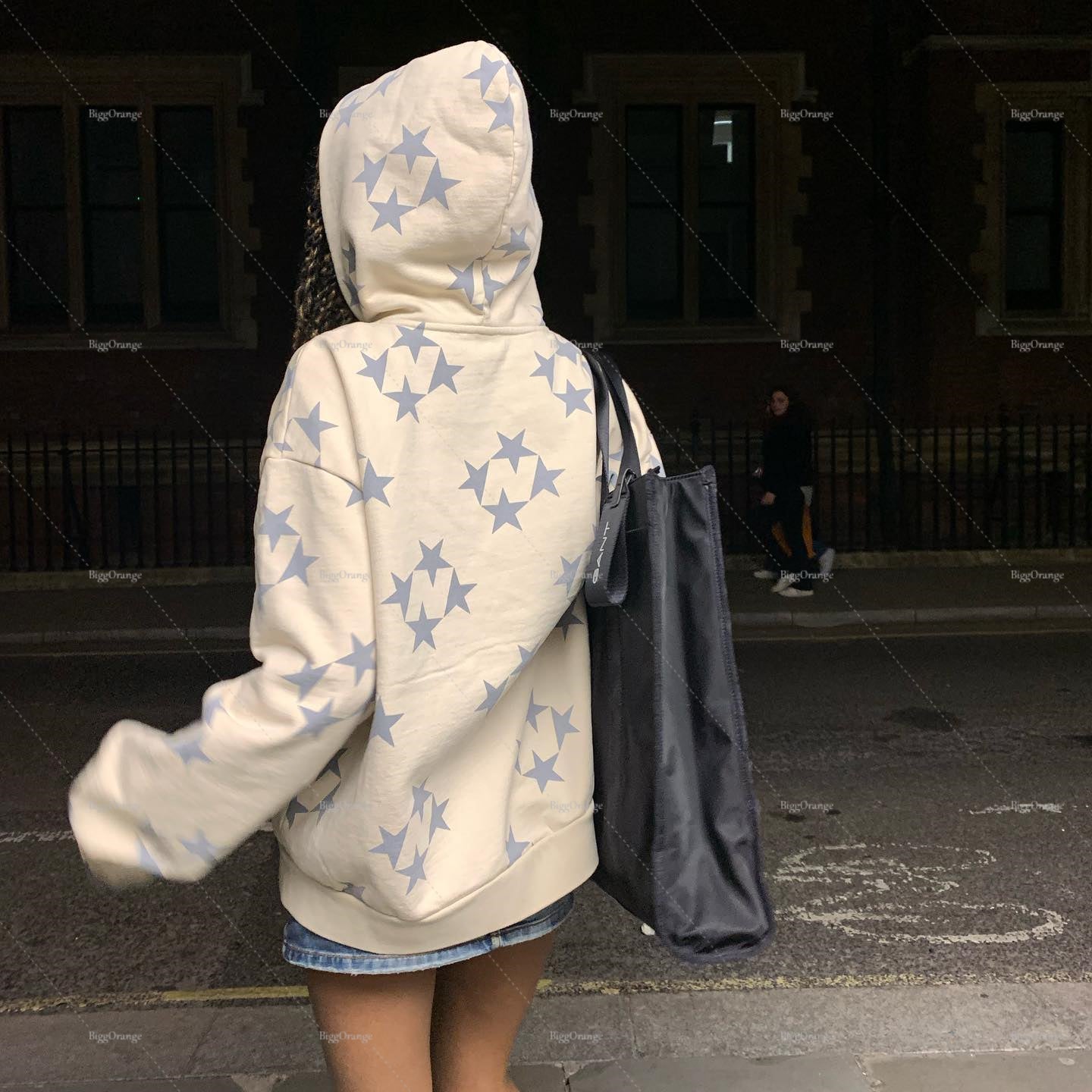 Retro Fashion Star Pattern Hoodie Streetwear Y2k Sweatshirt Men Pullover Zip Jacket Women Fashion Women's Tops harajuku hoodie