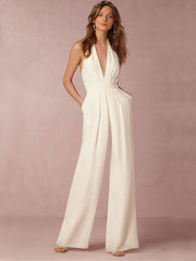 Lizakosht  Ladies Spring Summer Sexy Sleeveless Jumpsuit Casual Female Bodysuit Loose Party Jumpsuit Backless Office Jumpsuit Sexy Jumpsuit