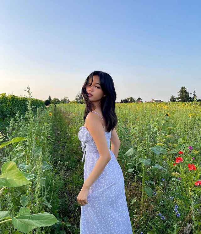 Sexy Floral Spaghetti Strap Dress Women Summer Purple Print Lace Up Elegant Slim Backless Fairycore Long Dress Party