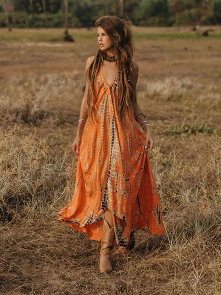 Lizakosht  Vintage Embroidered Kaftan Casual Cover-ups Sexy Summer Clothing Deep V-neck Woman Beach Wear Swim Suit Cover Up A1407