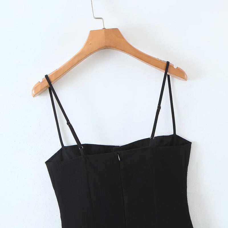 Unireal 2022 Summer Women Mini Dress Sleeveless Off Shoulder Solid White Black Sexy Beach Slip Short Dress