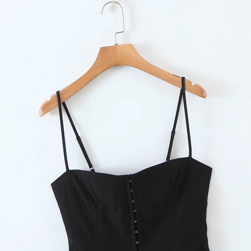 Unireal 2022 Summer Women Mini Dress Sleeveless Off Shoulder Solid White Black Sexy Beach Slip Short Dress
