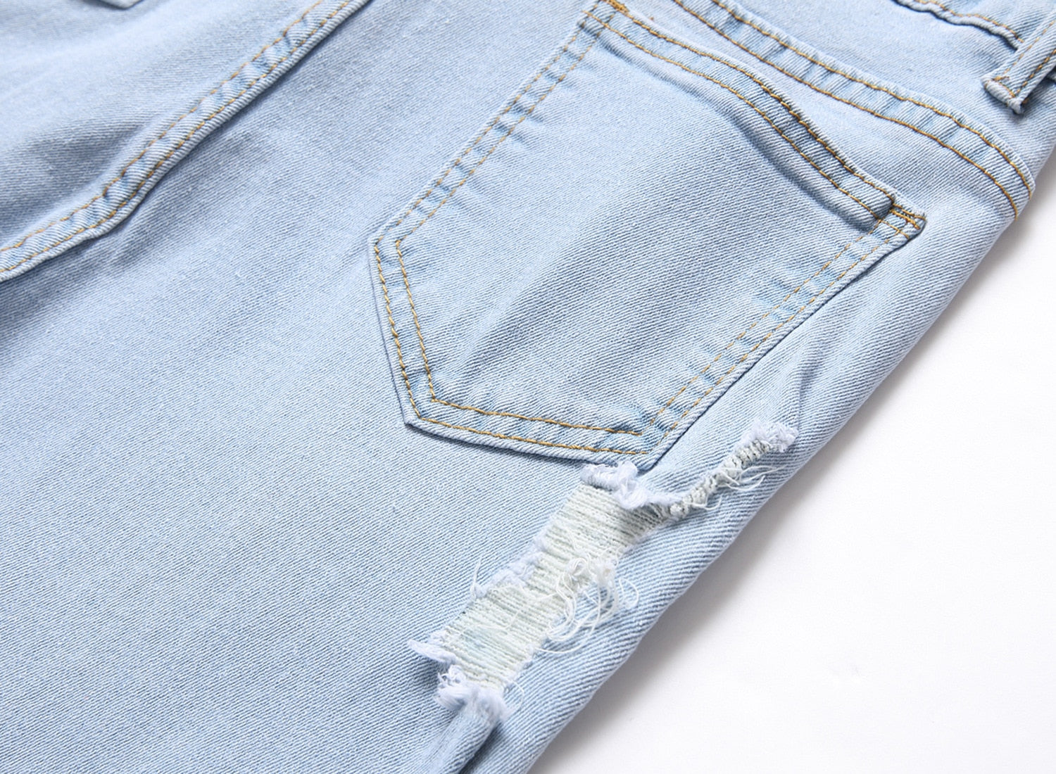 Lizakosht Sexy Ripped Jeans For Women Clothing Slid Split Flare Woman Pants Denim Full Length Middle Waist Y2k Streetwear Fashion Clothes