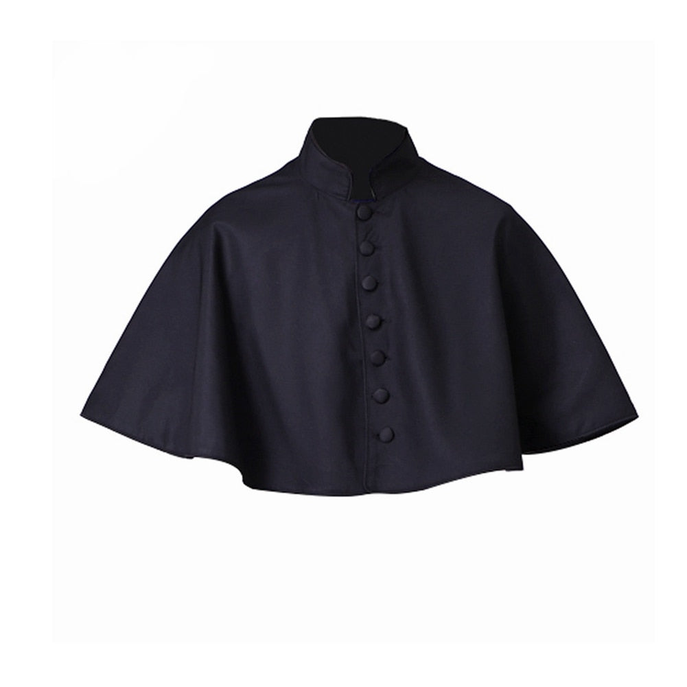 Clergy Men Cassock Priest Costume Bishop Roman Catholic Church Soutane Pope Pastor Father Mass Missionary Robes Outfit