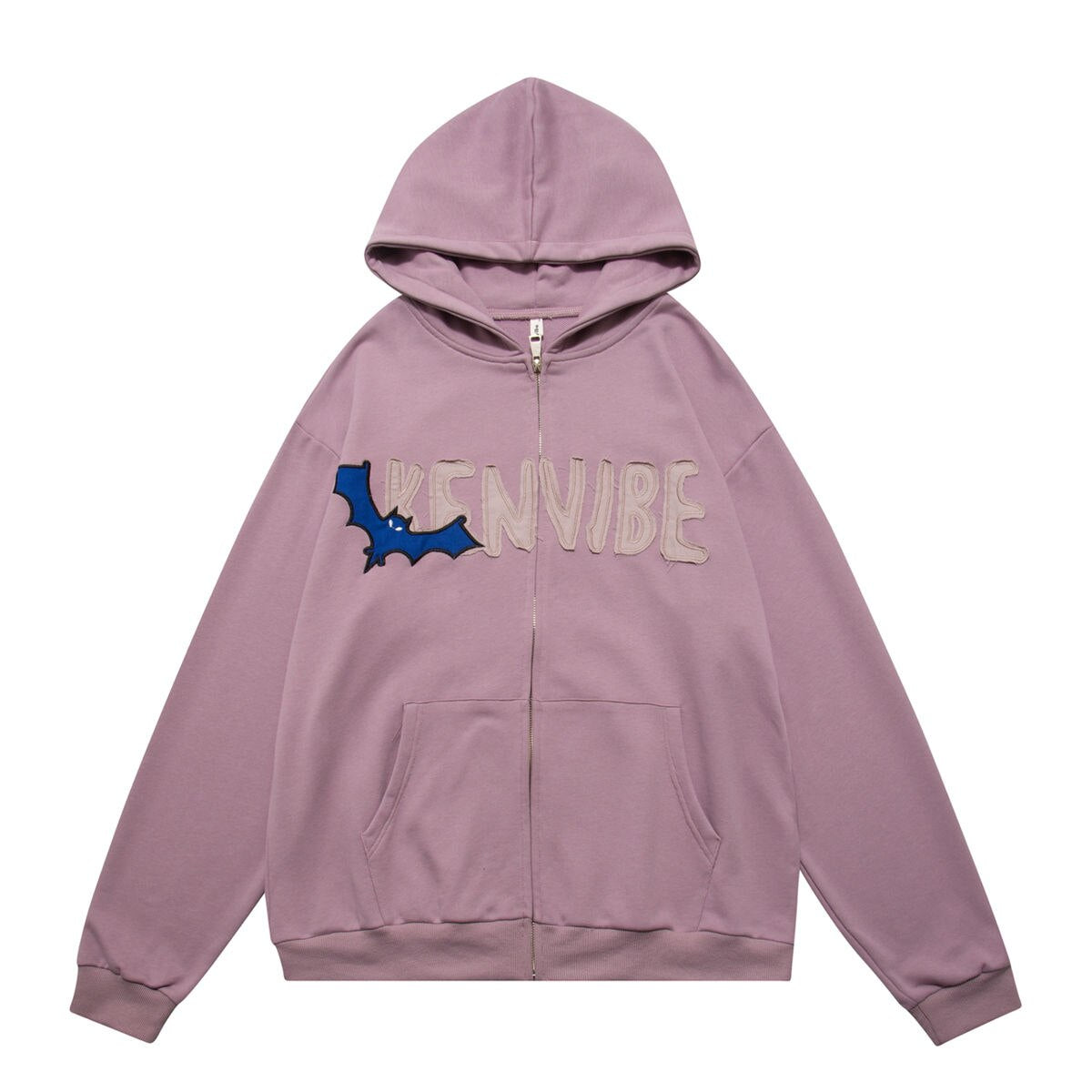 New streetwear fashion Retro hoodie women skull embroidery hooded cardigan sweatshirt man hiphop couple loose casual jacket ins