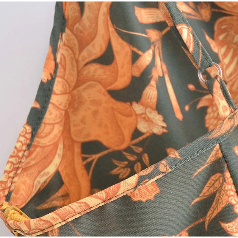Summer Print Butterfly Romper Women's Jumpsuit Casual Spaghetti Strap Wide Leg Jumpsuits Female 2022 New Streetwear Lady Rompers