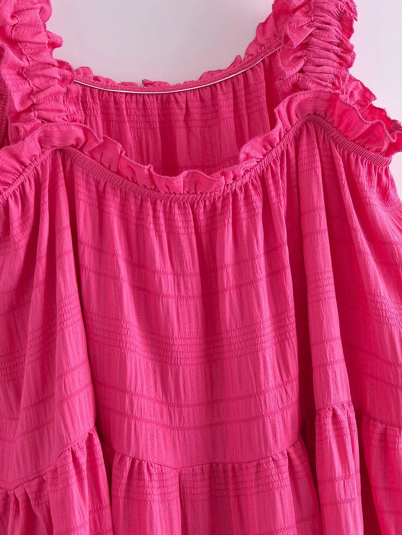 Gypsylady Elegant Chic Loose Mini Dress Summer Boho Holiday Women Dresses Ruffles Backless Sexy Ladies Beach Dress Vestidos 2022
