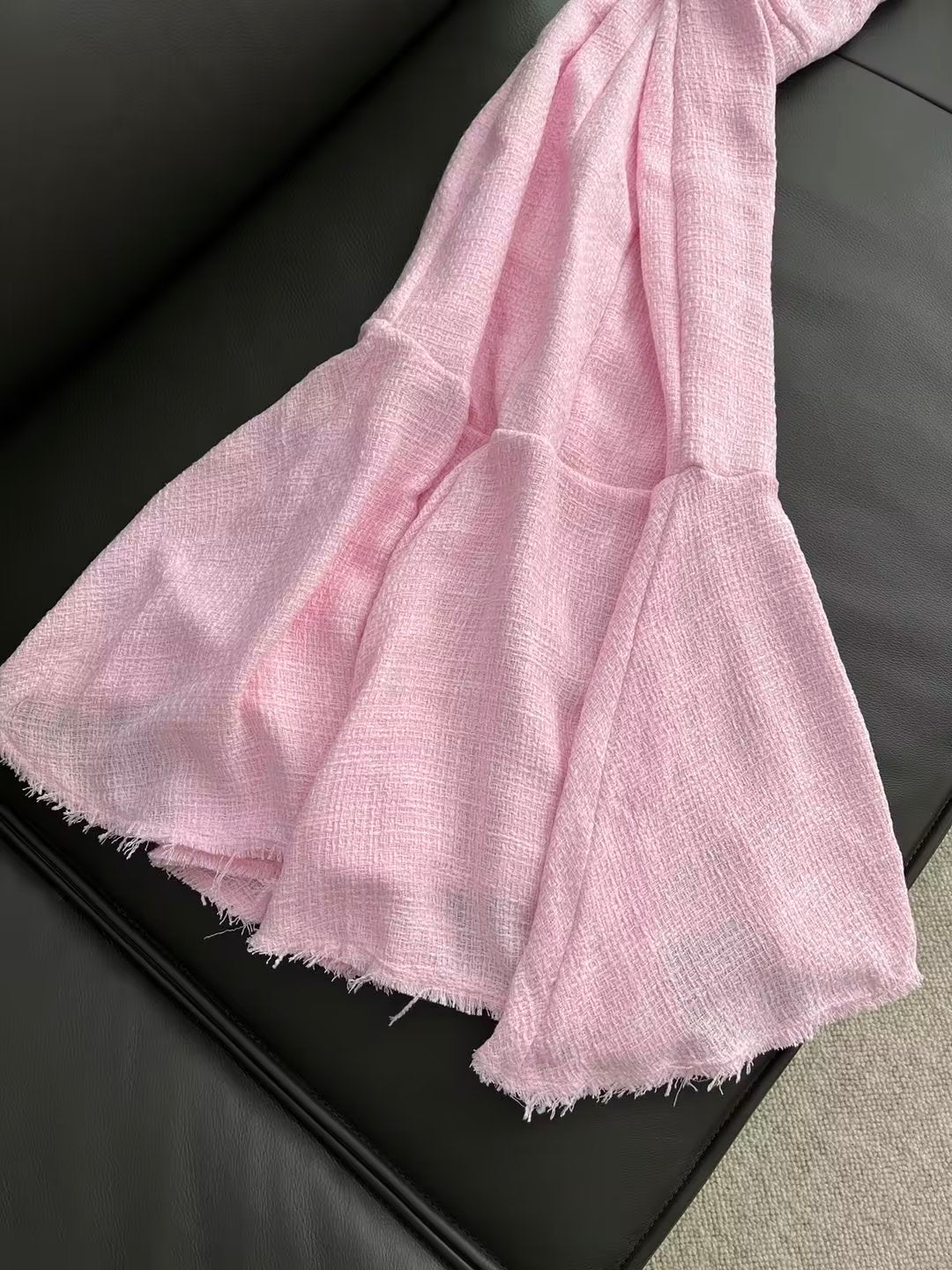 Lizakosht Women New Chic Fashion Textured laminated decoration Midi Dress Vintage sleeveless sling Female Dresses Vestidos Mujer