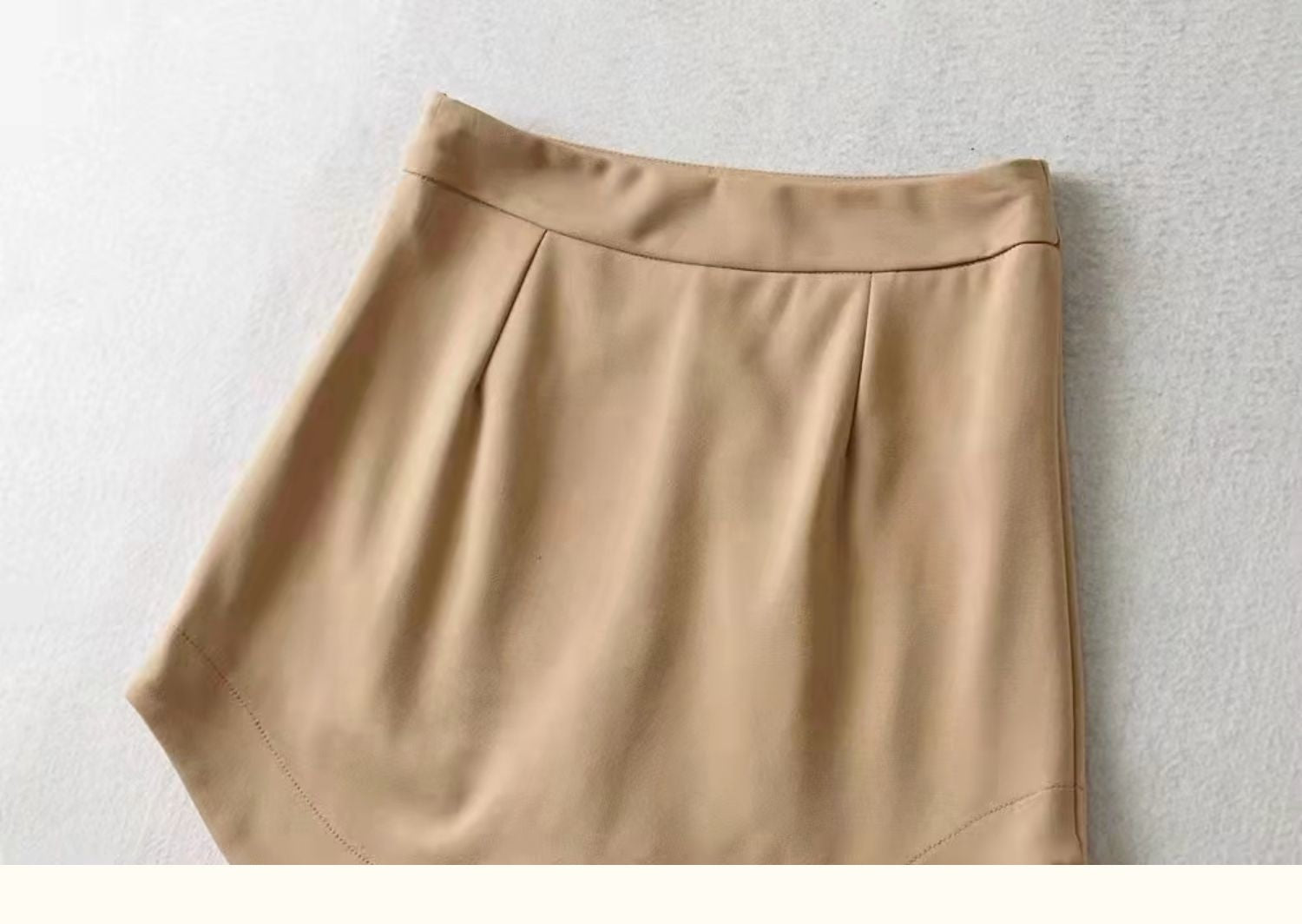 Lizakosht   European Solid Color High Waist Slim A-line Skirt Sexy Street Style Folds Women's Clothing 2022 New Trend Design QONV
