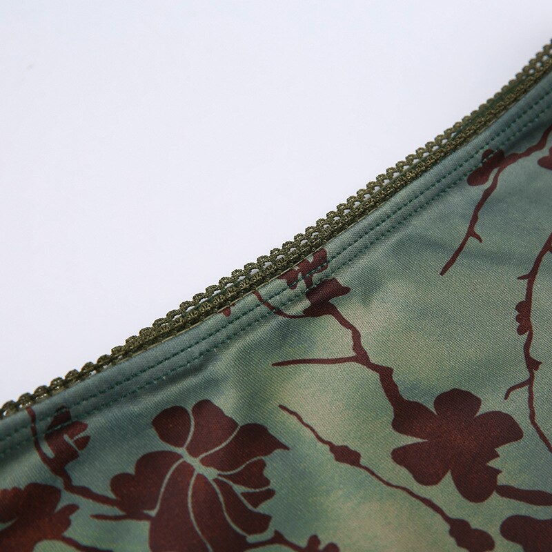 Lizakosht  Vintage Printed Long Skirt Women Y2k Grunge Green Cottagecore Low Waist Slim Straight Midi Skirt Girls 90s Aesthetic