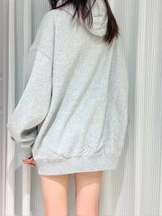 Lizakosht Hoodies Women Autumn Winter Loose Fleece Warm Sweatshirts Harajuku Streetwear Unisex Pullovers