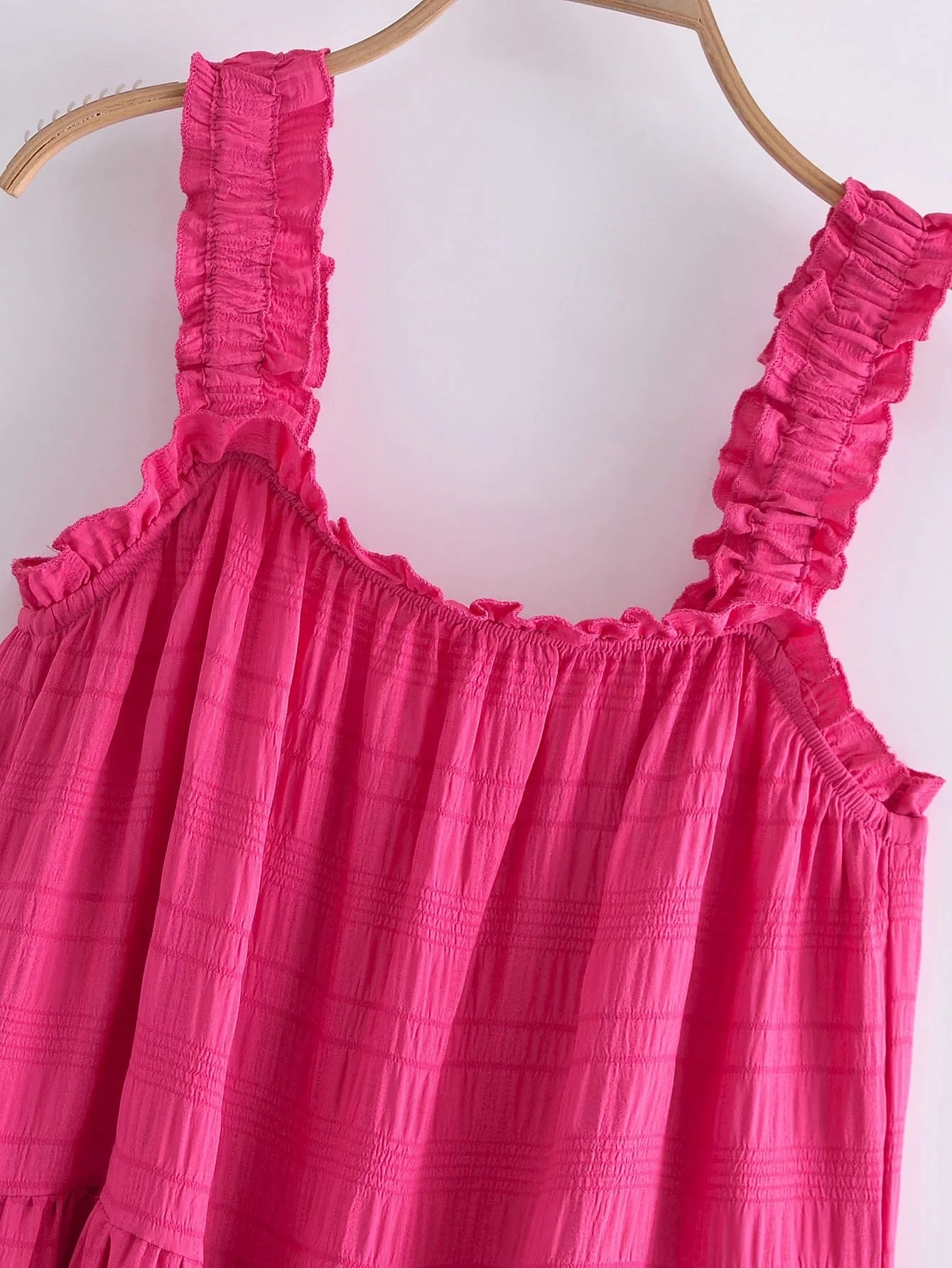 Gypsylady Elegant Chic Loose Mini Dress Summer Boho Holiday Women Dresses Ruffles Backless Sexy Ladies Beach Dress Vestidos 2022