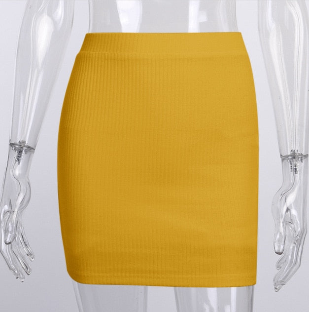 Lizakosht Summer Women's Sexy Colorful Multi Half Skirt Temperament Commuter Versatile Wrap Hip