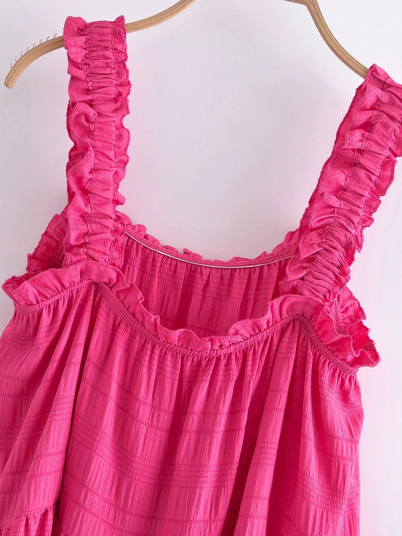 Gypsylady Elegant Chic Loose Mini Dress Summer Boho Holiday Women Dresses Ruffles Backless Sexy Ladies Beach Dress Vestidos 2022