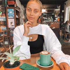 SEASONS Cropped Streetwear O-neck Loose Sweatshirt Solid Fashion Long Sleeve Hoodie Crop Top 2021  Spring Summer ASTS80301