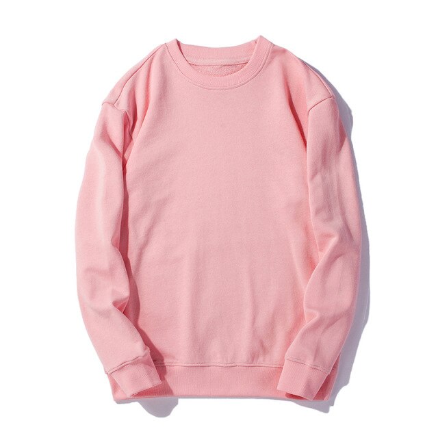 Lizakosht Sweatshirts Womens Solid Top Basic O-neck Ladies Long Sleeve Casual New Fashion Pullovers Autumn Plus Size