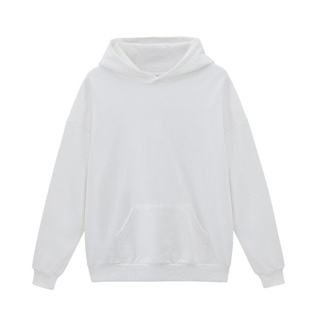 Toppies 2021 Woman Hoodies Solid Color Pullovers Female Jumpers White Sweatshirts Oversized Streetwear
