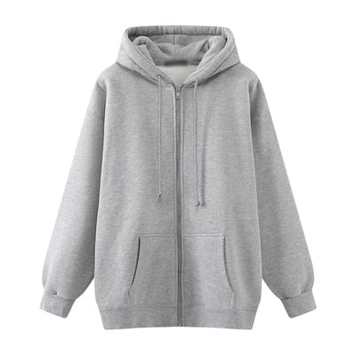 PUWD Oversize Women Thick Warm Hooded Jackets 2021 Winter Fashion Ladies Soft Cotton Long Coats Vintage Girls Chic Minimalism