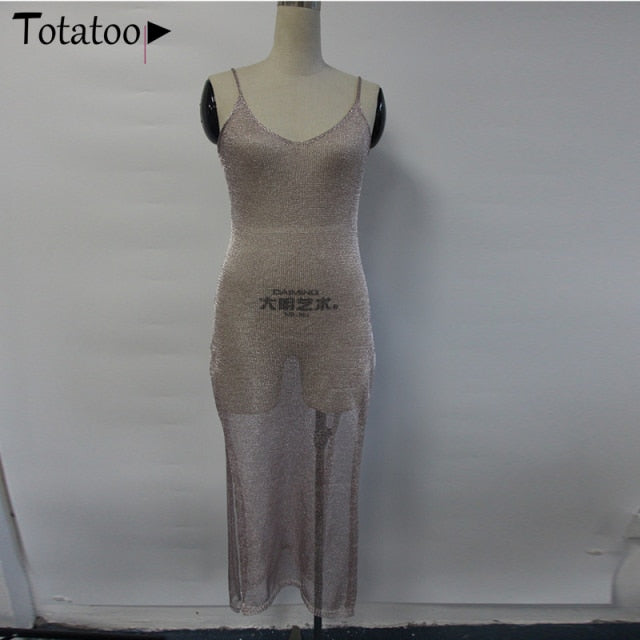 Lizakosht Backless Sexy Knitted Dress Women 2021 Summer Long Sleeve Open Back See Through Beach Cover Mini Dress Femme Clubwear