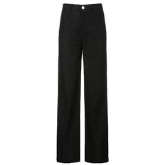 Europe and The United States New Retro Super Light Core Velvet Slacks, Brown Wide Leg Pants, Street Style Comfortable Jeans