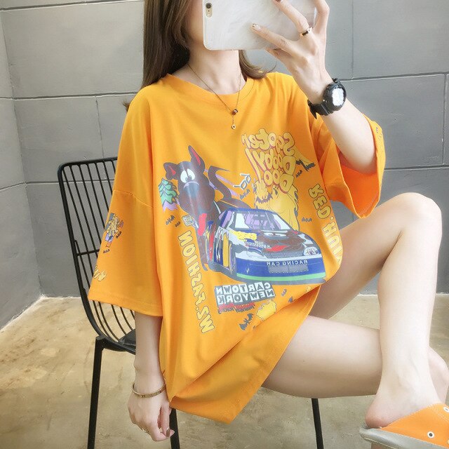 ZITY Cartoon Hoodies 2021 Fall Women Tops Thin Type Jumper Hoodie Autumn Winter Korea Fashion Laziness-Style Girl  Sweatshirt