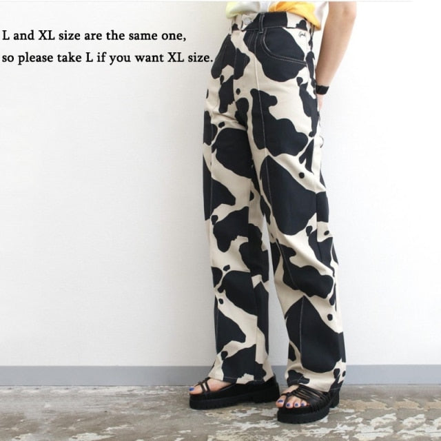Vintage Y2k Pants Women Trousers Ripped Baggy Boyfriend Jeans Women Summer 2021 Distressed Egirl Harajuku Wide Leg Denim Pants