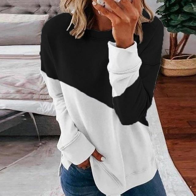 ZITY Jodimitty Hoodies Star Print Autumn Fashion Casual Sweatshirt Open Side Poleron Mujer Harajuku Loose Women O Neck Hoodie