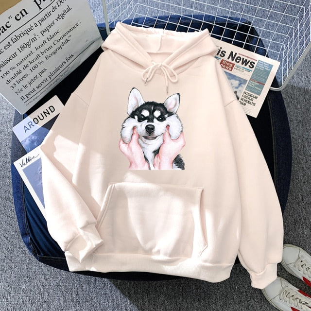 Hoody Little Panda Drinking Milk Tea Print Hoodie Streetwear Cute Winter Clothes Womens Oversized Loose Sweatshirts Women 2021