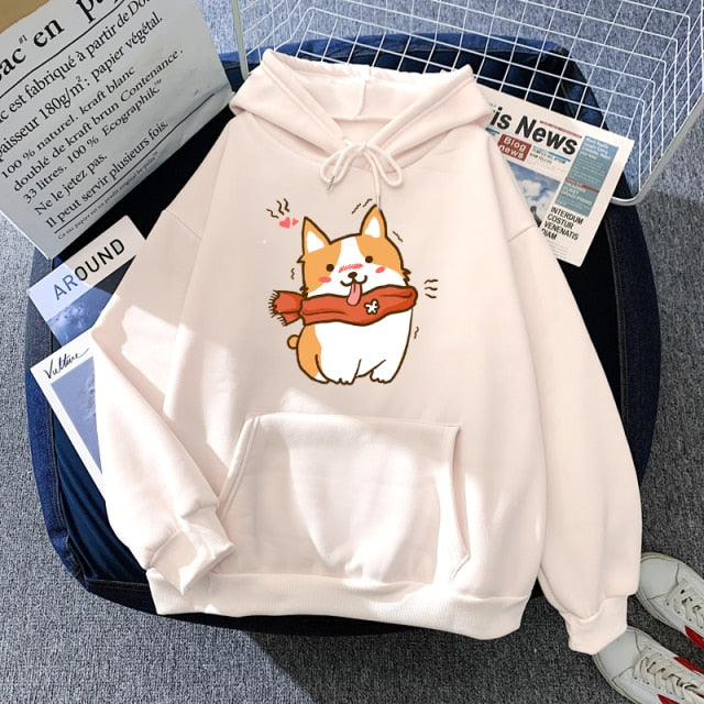 Hoody Little Panda Drinking Milk Tea Print Hoodie Streetwear Cute Winter Clothes Womens Oversized Loose Sweatshirts Women 2021