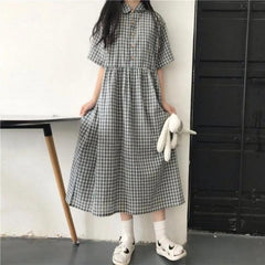 Street Japanese Lolita Dress Womens Dresses Spring Autumn Women 2021 Long Midi Dress Kawaii Dress Vintage Black Chic Dress Xxl