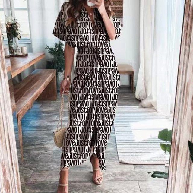 Women Summer Elegant Button Ruched Bandage Shirt Dress Fashion Casual Short Sleeve Solid V Neck Beach Maxi Dress