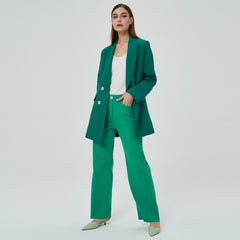 ZA 2021 women Slacks candy colors Jeans Mujer full length Wide leg denim pants pocket loose fashion Trousers High waist Pantalon